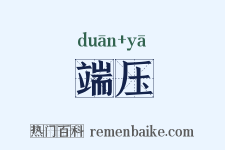 端压是什么意思的图片